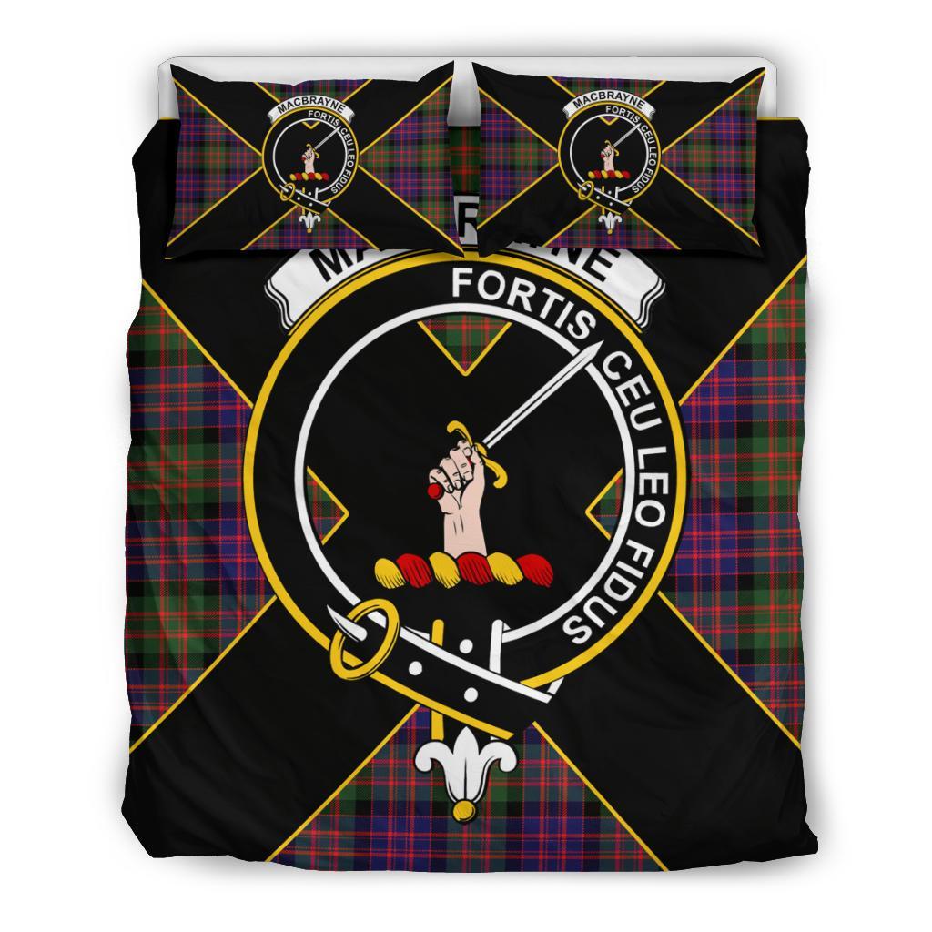 MacBrayne Tartan Crest Bedding Set - Luxury Style