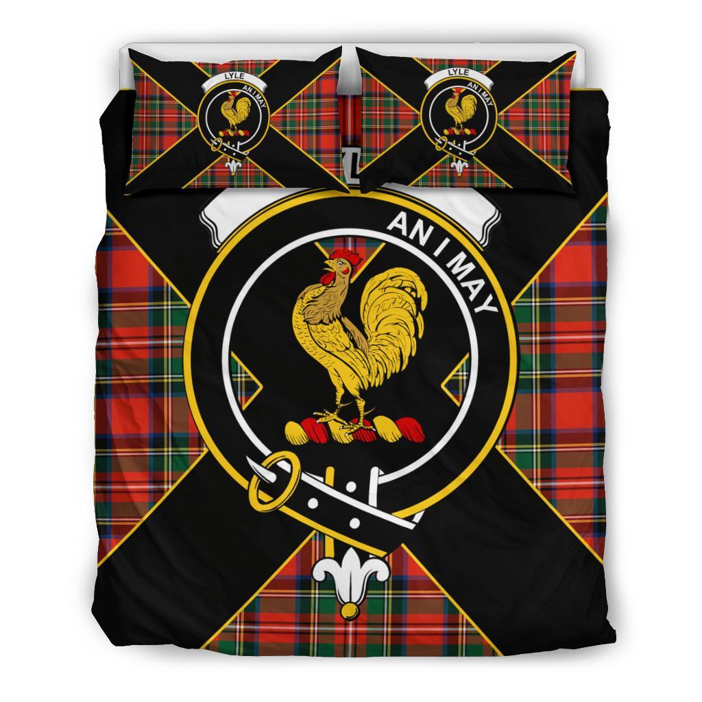 Lyle Tartan Crest Bedding Set - Luxury Style