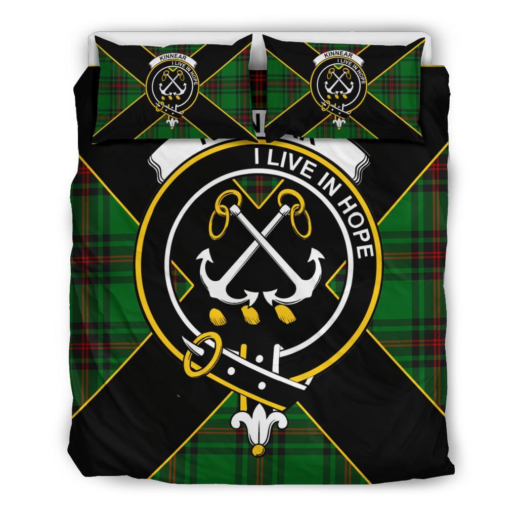 Kinnear Tartan Crest Bedding Set - Luxury Style