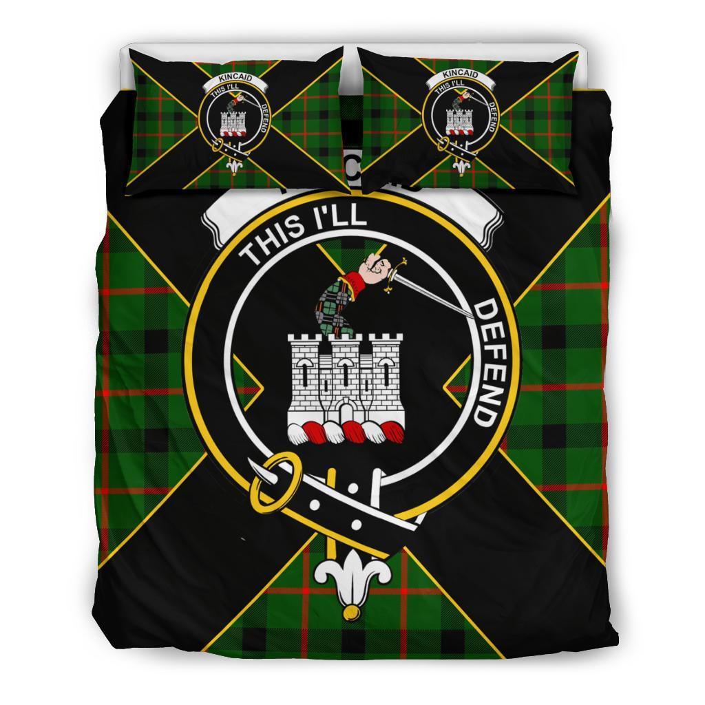 Kincaid Tartan Crest Bedding Set - Luxury Style