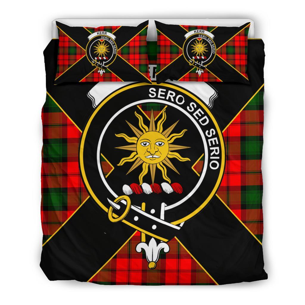 Kerr Tartan Crest Bedding Set - Luxury Style