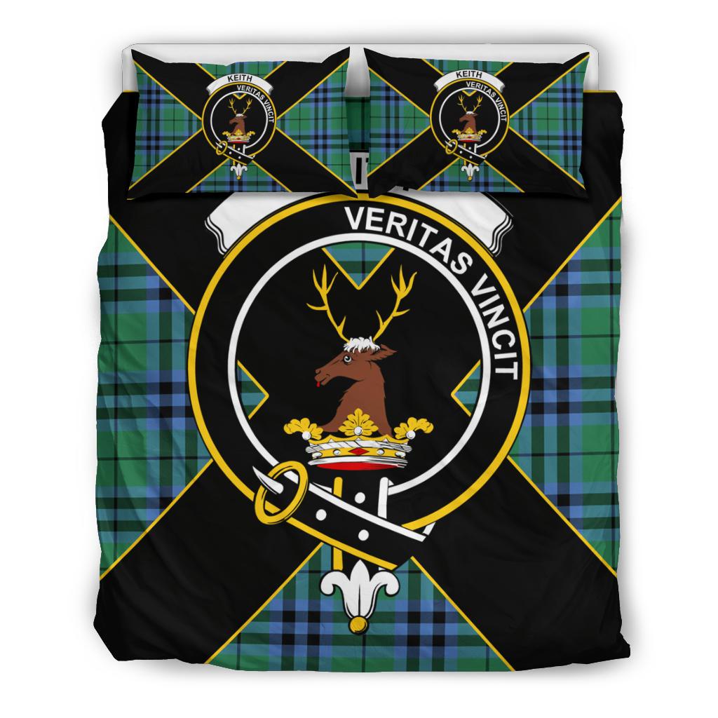 Keith Tartan Crest Bedding Set