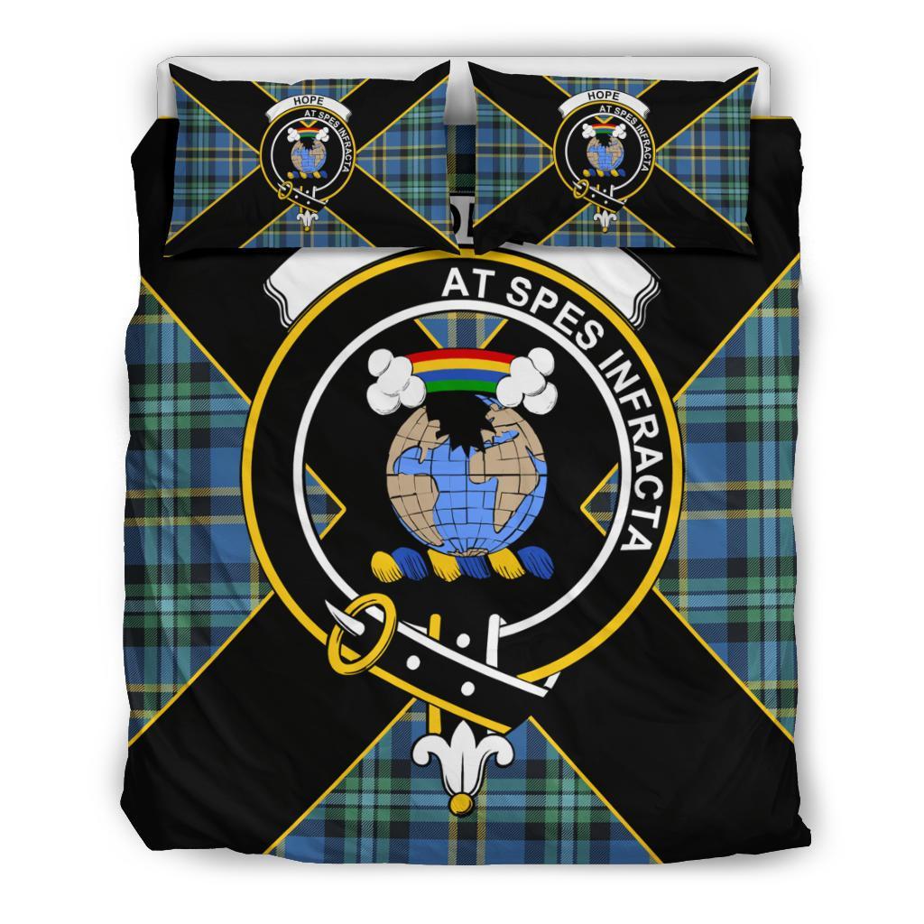 Hope Tartan Crest Bedding Set - Luxury Style