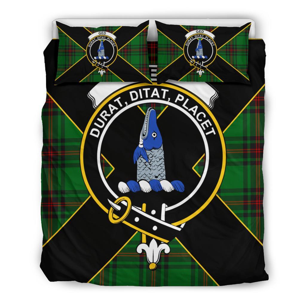 Ged Tartan Crest Bedding Set - Luxury Style