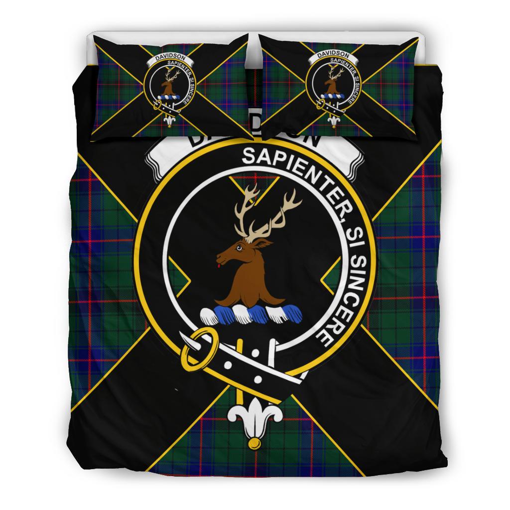 Davidson Tartan Crest Bedding Set