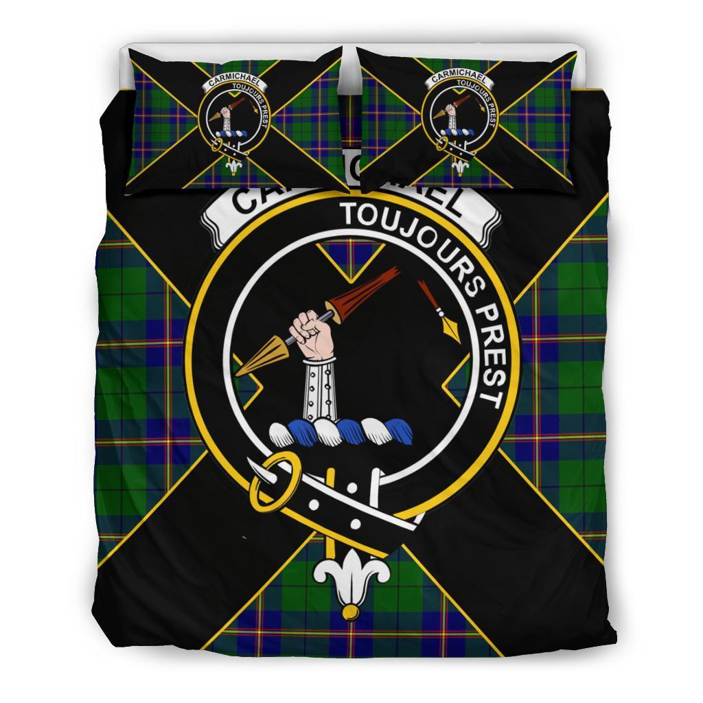 Carmichael Tartan Crest Bedding Set - Luxury Style