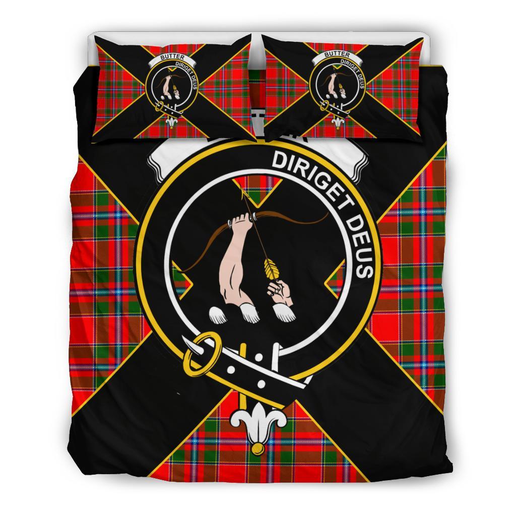 Butter Tartan Crest Bedding Set - Luxury Style