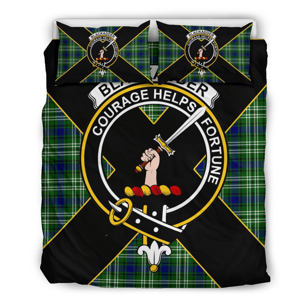 Blackadder Tartan Crest Bedding Set - Luxury Style