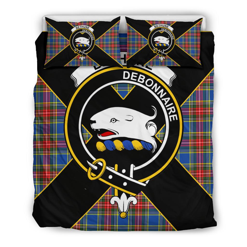 Bethune Tartan Crest Bedding Set