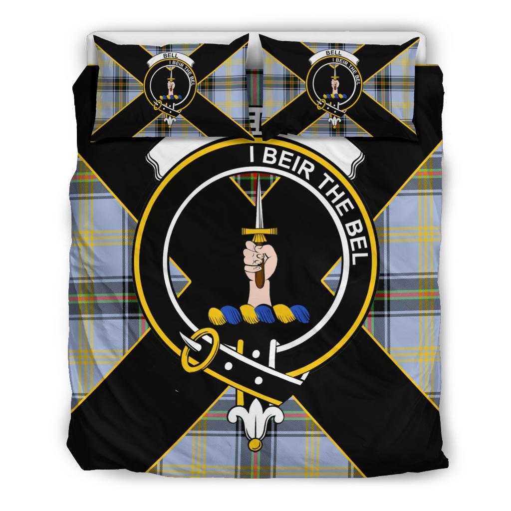 Bell Tartan Crest Bedding Set - Luxury Style