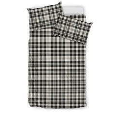 Scott Black & White Ancient Tartan Bedding Set