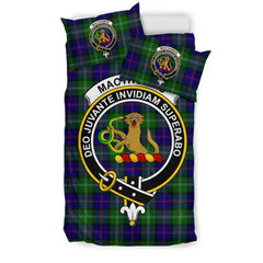 Macthomas Family Tartan Crest Bedding Set