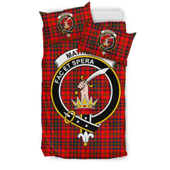 Matheson Family Tartan Crest Bedding Set