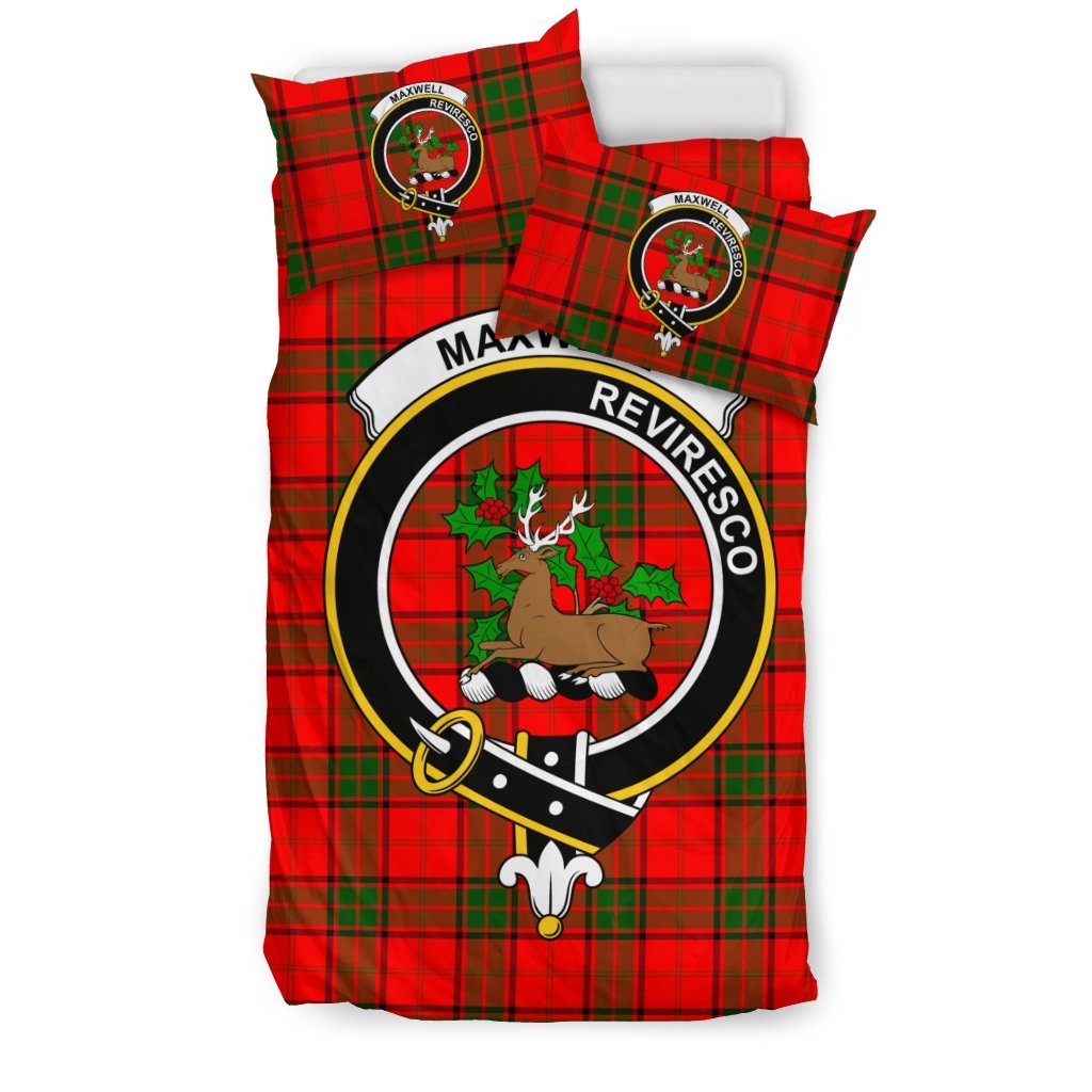 Maxwell Tartan Crest Bedding Set