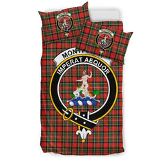 Monypenny Family Tartan Crest Bedding Set