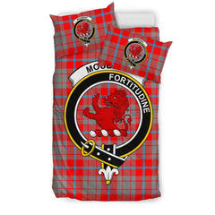 Moubray Family Tartan Crest Bedding Set