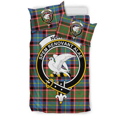 Norvel (Or Norvill) Family Tartan Crest Bedding Set