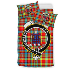 Ogilvie Family Tartan Crest Bedding Set