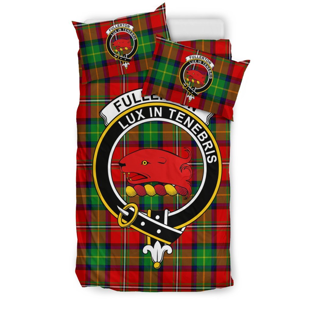 Fullerton Family Tartan Crest Bedding Set