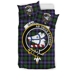 Galbraith Family Tartan Crest Bedding Set