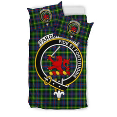 Farquharson Family Tartan Crest Bedding Set