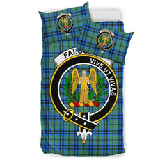 Falconer Family Tartan Crest Bedding Set