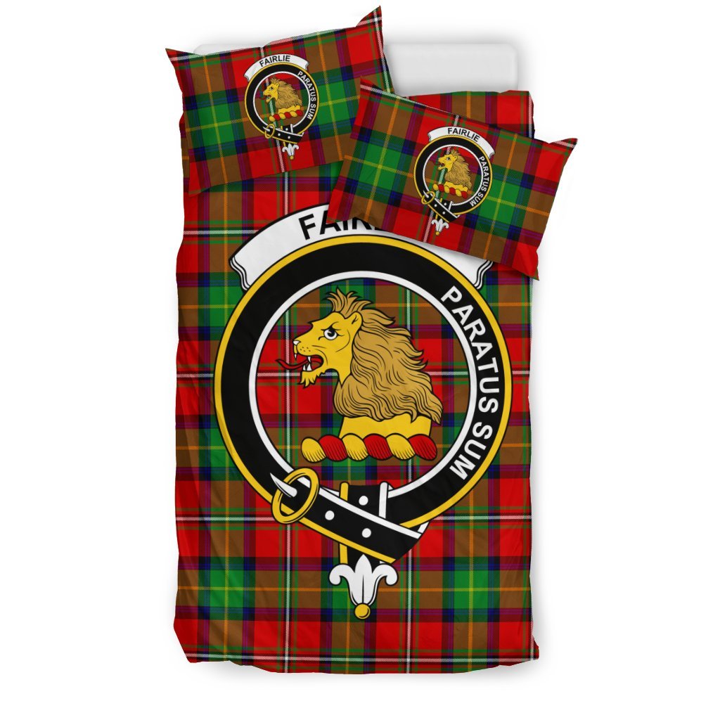 Fairlie Family Tartan Crest Bedding Set