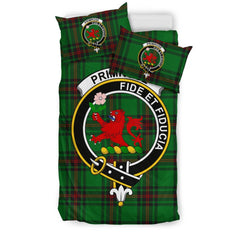 Primrose Family Tartan Crest Bedding Set