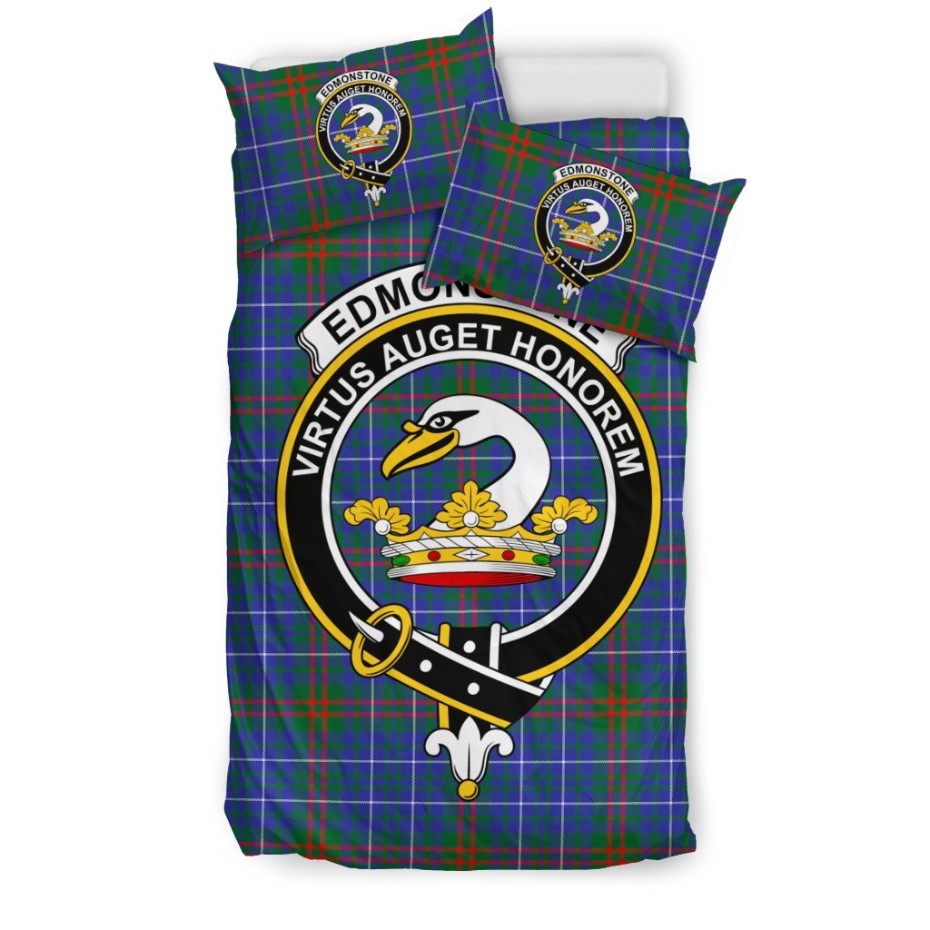 Edmonstone (Of Duntreath) Family Tartan Crest Bedding Set