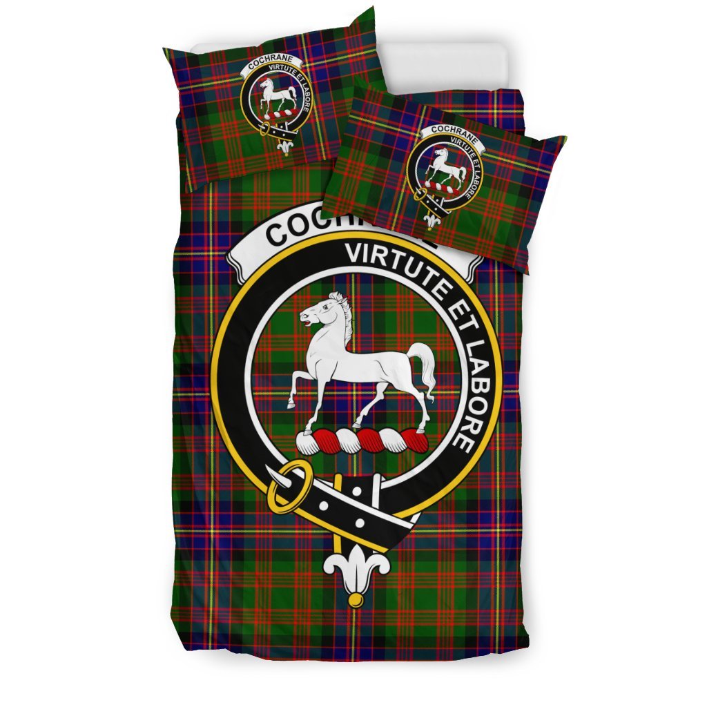 Cochrane Family Tartan Crest Bedding Set