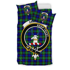 Sempill (Or Semple) Family Tartan Crest Bedding Set