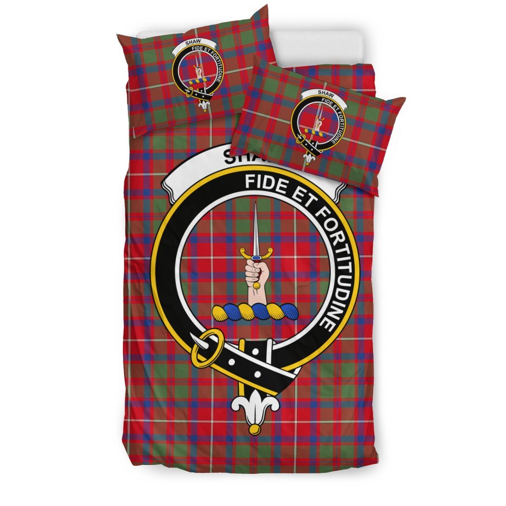 Shaw (Of Tordarroch) Family Tartan Crest Bedding Set