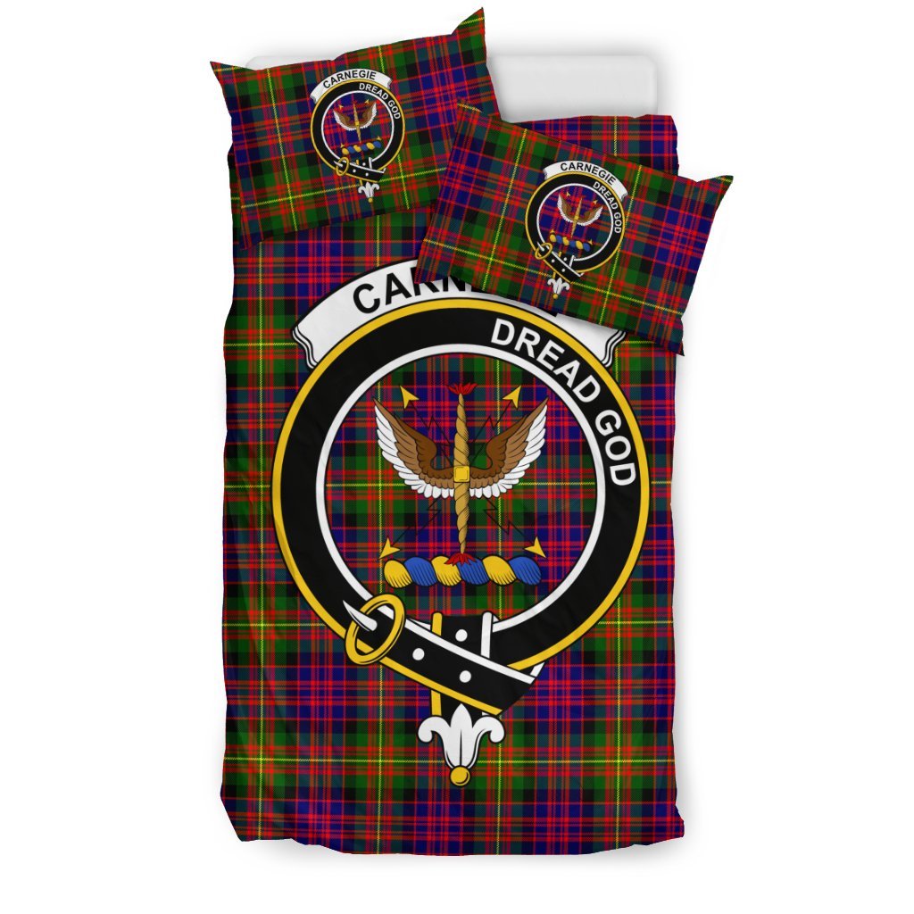 Carnegie Family Tartan Crest Bedding Set