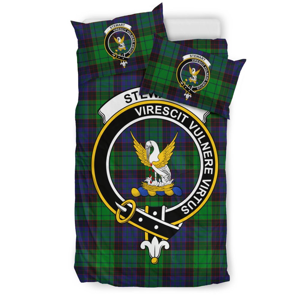 Stewart (High Stewards) Family Tartan Crest Bedding Set