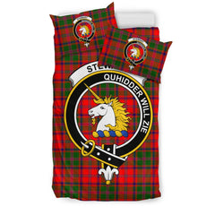 Stewart (Of Appin) Family Tartan Crest Bedding Set