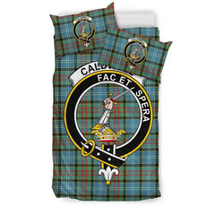 Caldwell Family Tartan Crest Bedding Set