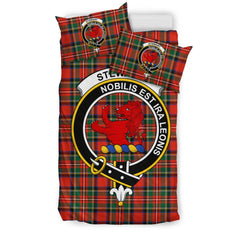 Stewart (Stuart) Of Bute Family Tartan Crest Bedding Set