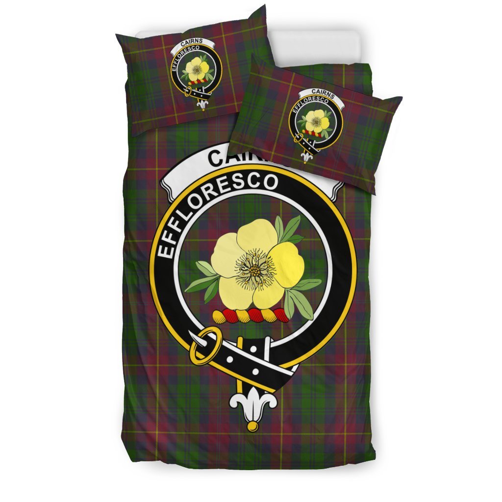 Cairns Family Tartan Crest Bedding Set