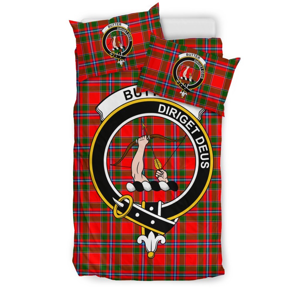 Butter Family Tartan Crest Bedding Set