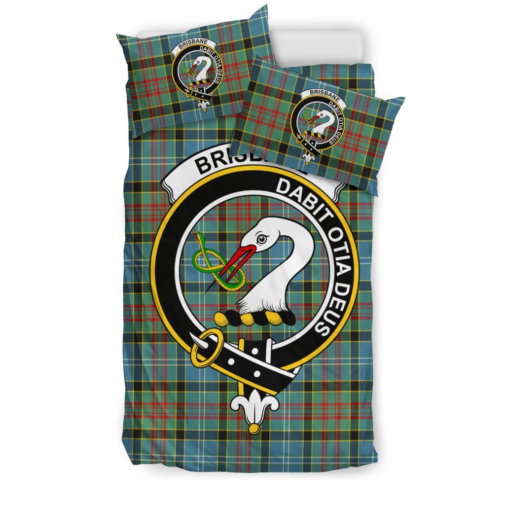 Brisbane Family Tartan Crest Bedding Set