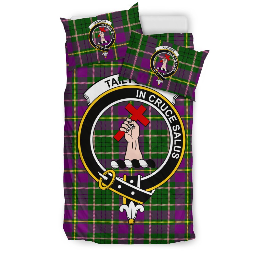 Tailyour (Or Taylor) Tartan Crest Bedding Set