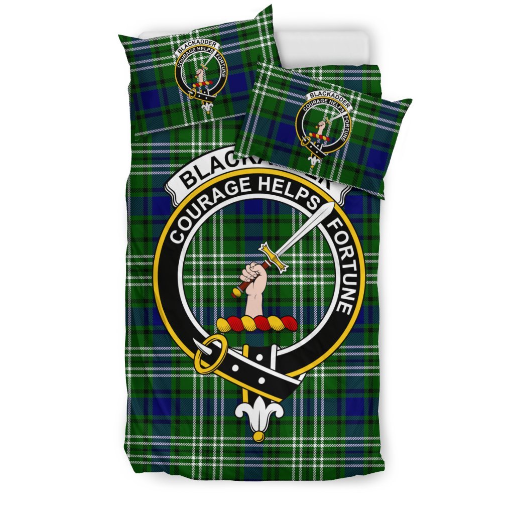 Blackadder Family Tartan Crest Bedding Set