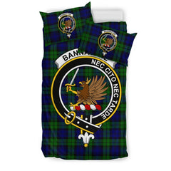 Bannatyne Family Tartan Crest Bedding Set