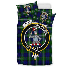 Bannerman Family Tartan Crest Bedding Set