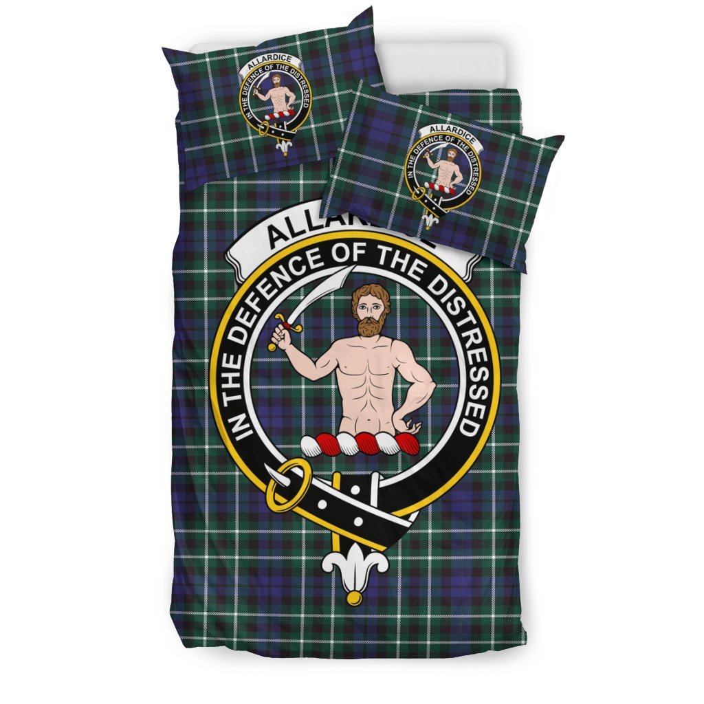 Allardice Family Tartan Crest Bedding Set