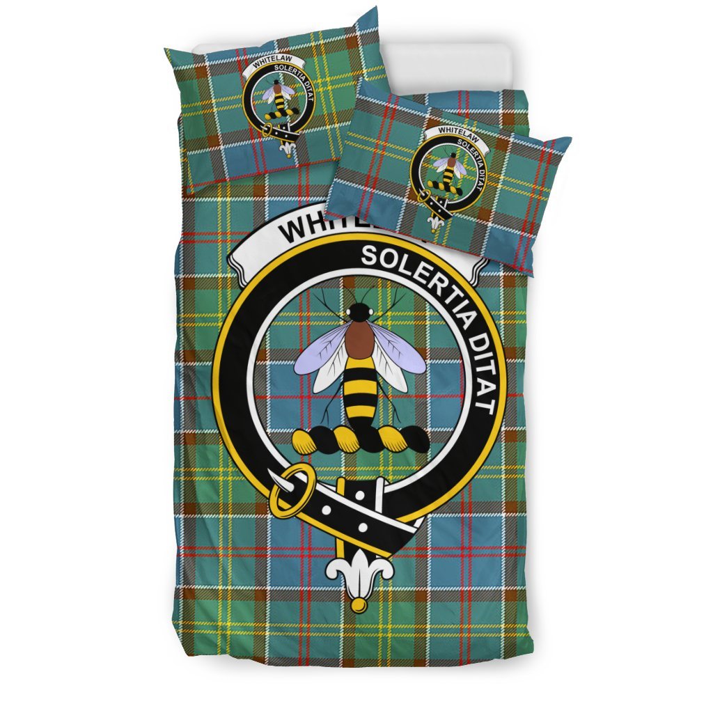 Whitelaw Family Tartan Crest Bedding Set