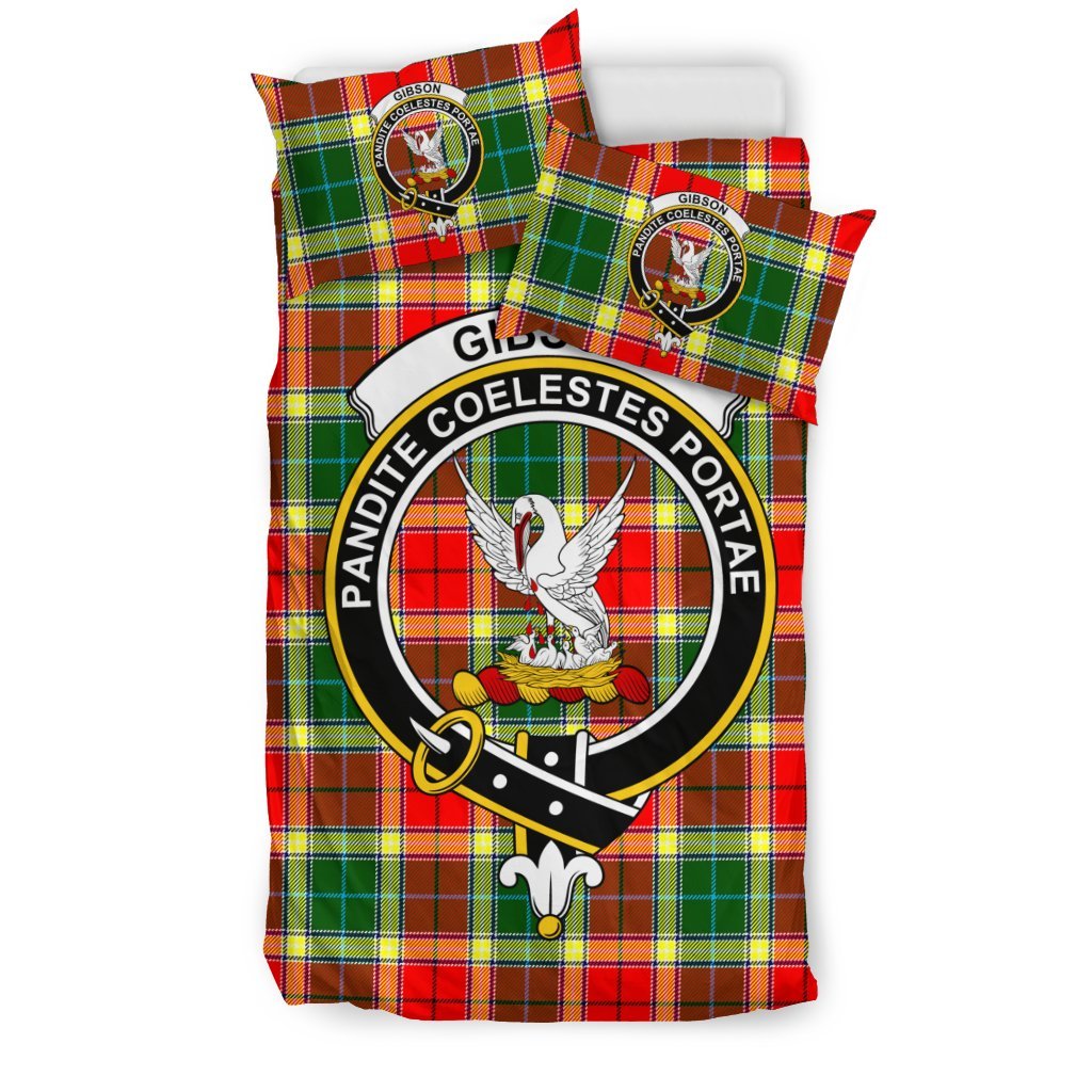 Gibson Family Tartan Crest Bedding Set