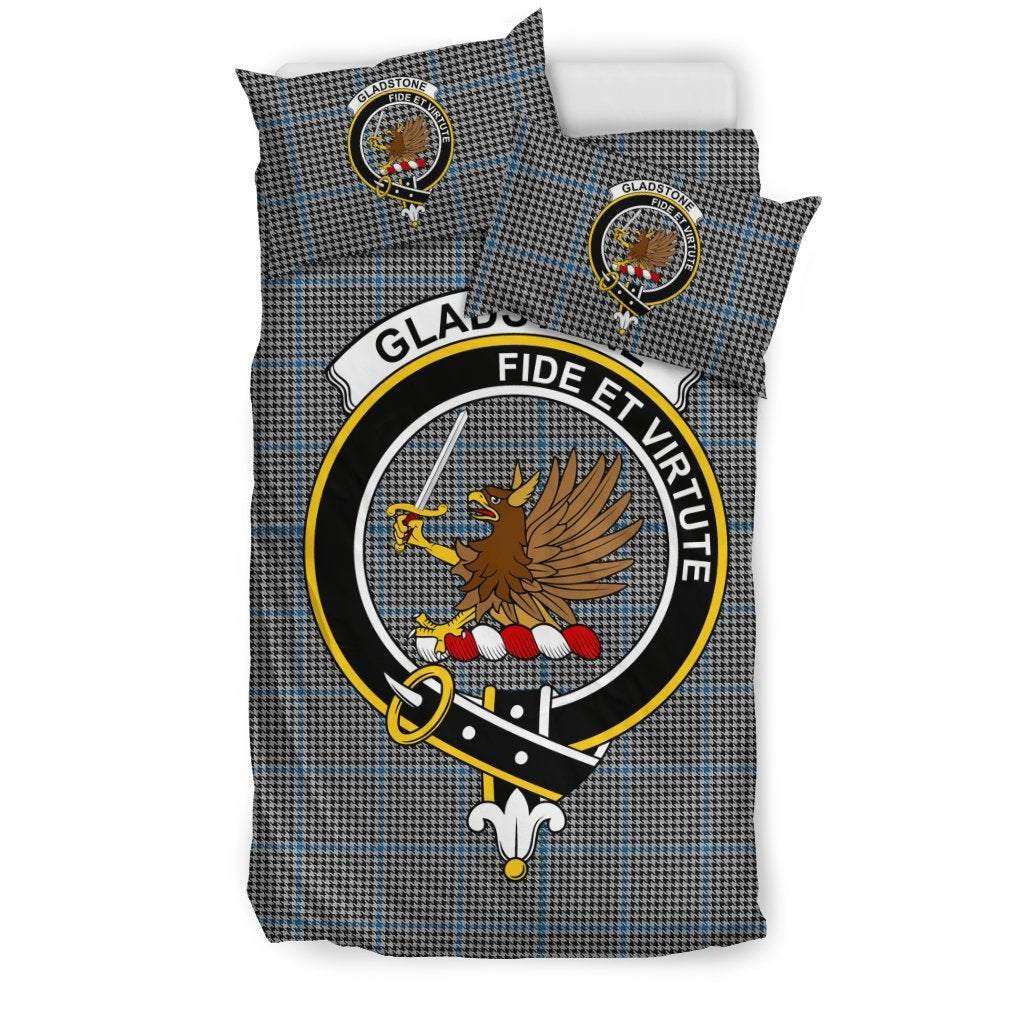 Gladstone (Or Gladstanes) Family Tartan Crest Bedding Set