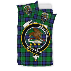 Graham Of Menteith Family Tartan Crest Bedding Set