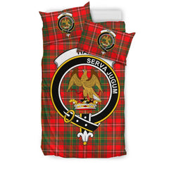 Hay Family Tartan Crest Bedding Set